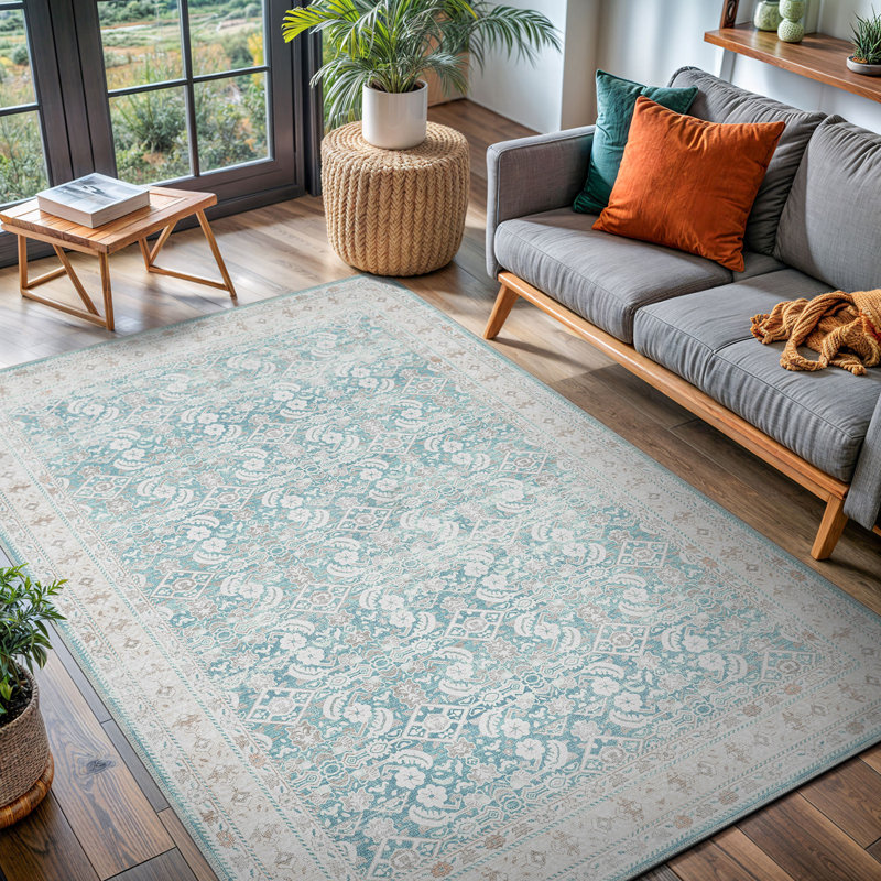 Tapis Koressa avec envers antidérapant, Rectangle 5 pi x 7 pi