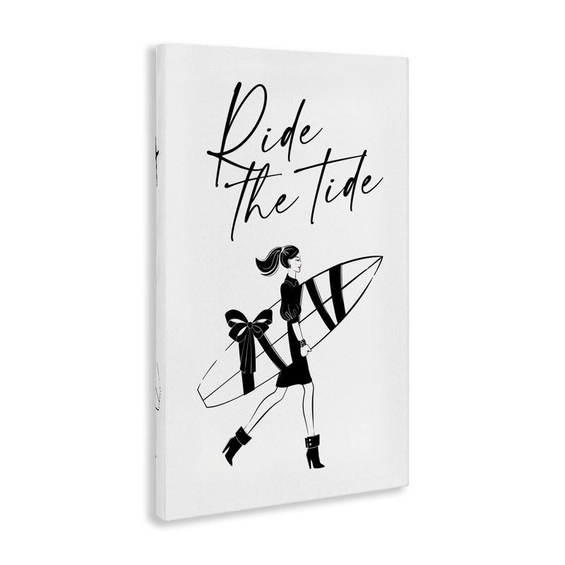 «Ride The Tide Surfer» par Martina Pavlova, H 45 po x l 30 po