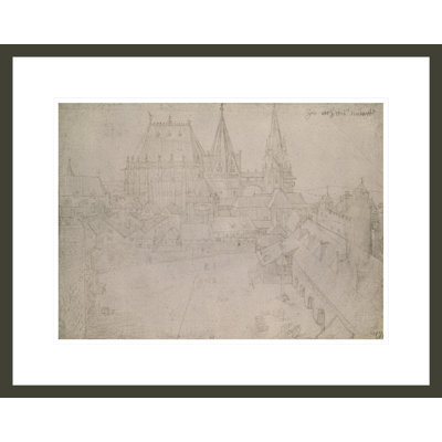 «The Minster at Aachen» par Albrecht Dürer, impression giclée sur cadre