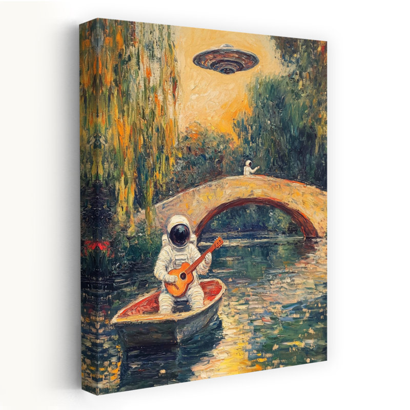 Art contemporain, art contemporain surréel, H 36 po x l 24 po