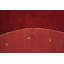 Tapis oriental tribal rond rouge 10 x 10