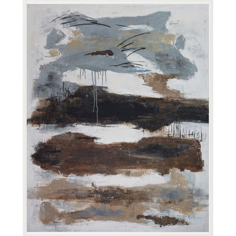 St. Croix Print, Laguna White Framed