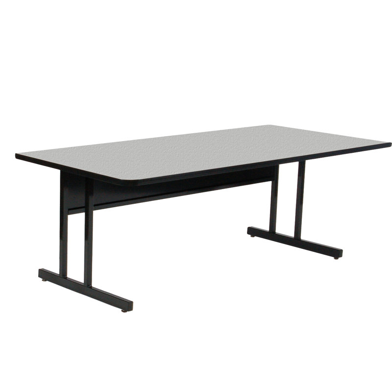 Rectangle Training Table with Modesty Panel, 29" H x 48" W x 24" D