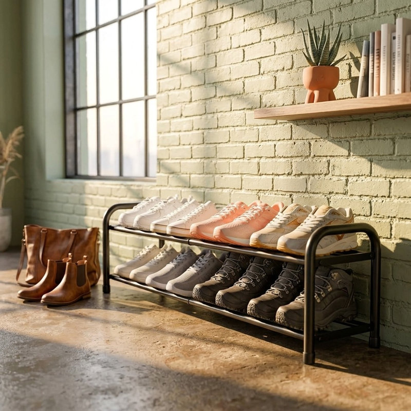 8 Pair Shoe Rack