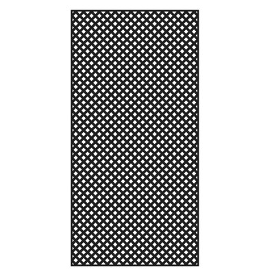 96" H x 48" W Vinyl Diamond Privacy Lattice Panel