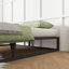 Structure de lit plateforme en métal avec lattes en bois 10 po Hazbie-470749353