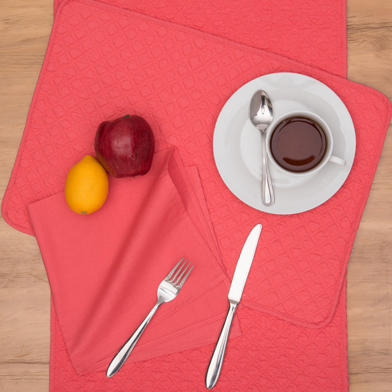 Alberts Table Runner, Coral
