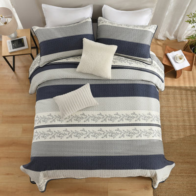 DDUOXIN 3 Piece Cotton Quilt Bedding Set