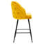 Entrada Upholstered Counter Stool with Metal Frame-821791681