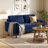 Falco 70" Velvet Square Arm Sofa-124510423