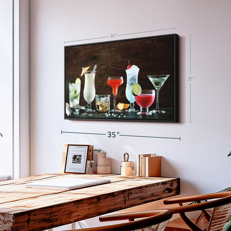 " Cocktail Spread Canvas Print ", 21" H x 31" W