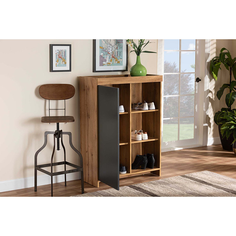 Merrick 12 Pair Shoe Storage Cabinet