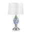 Pulcherie 44Cm White/Blue Table Lamp-357445545
