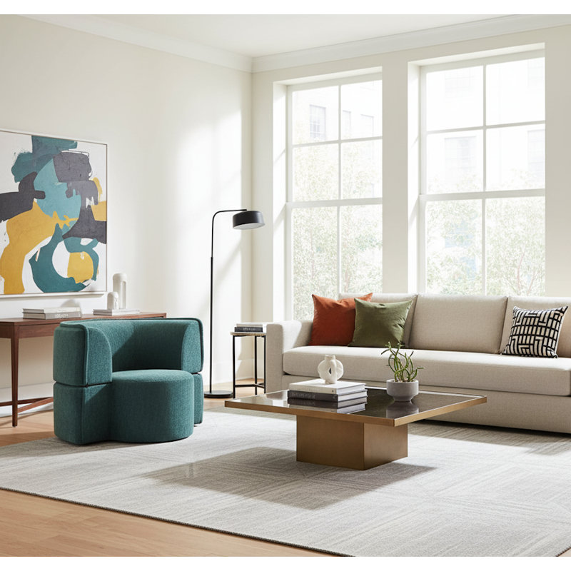 Fauteuil Soft Island, Sarcelle