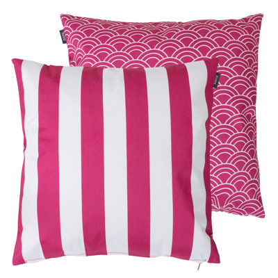 Deck Stripe Indoor-Outdoor Cushion, Pack of 2