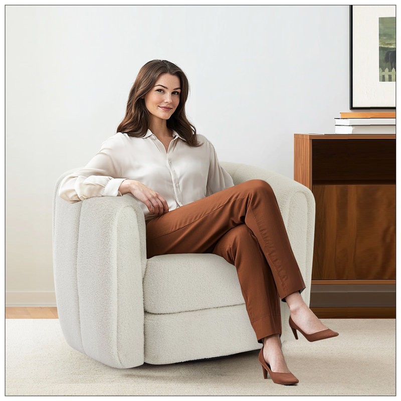 Chaises d'appoint pour le salon, Blanc / Blanc