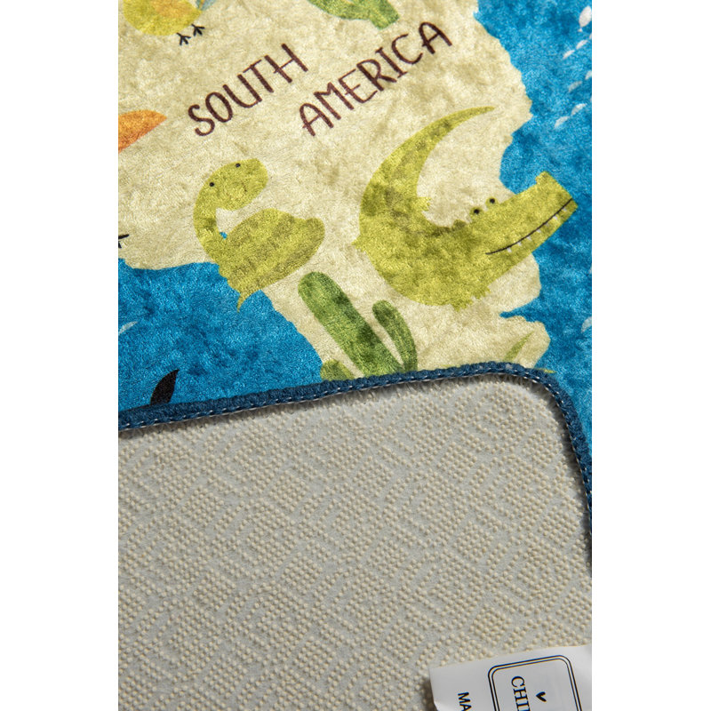 Tapis rectangulaire en velours tissé à la machine Hawkin, Rectangle 6 pi 7 po x 9 pi 6 po