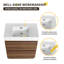 Ensemble de meuble-lavabo sur pied simple 30 po, meuble-lavabo sur pied avec lavabo en résine, 2 tiroirs-2066608888-2066608891
