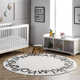 Alphabet SpinCleanhable Rug