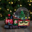 8 décorations de table boule de neige musicale