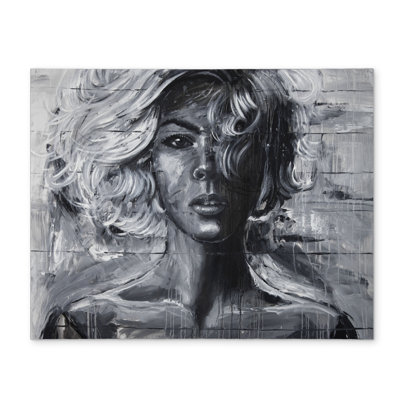 Gentle Woman White Industrial Figurative Polyester Placemat