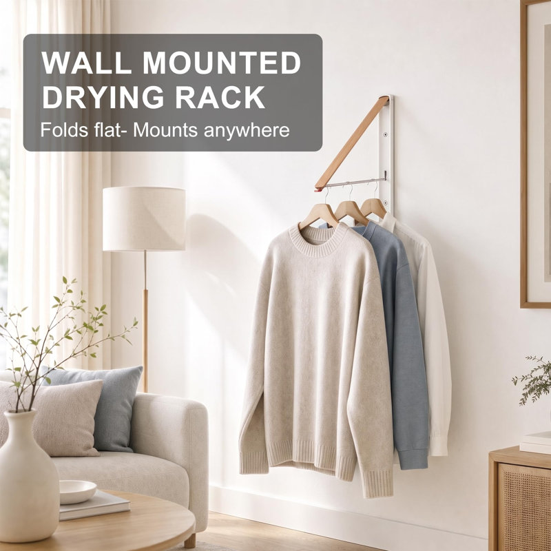 Foldable Wall-Mounted Drying Rack