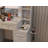 Vanity Desk With With Mirror And Lights,Makeup Vanity Table With Glass Top And  Drawers&Cushioned Stool,Dressing Table With Drawers, Bedroom Makeup Table For Women (White-Glass Top)