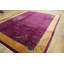 Tapis mauve antique en laine Art déco