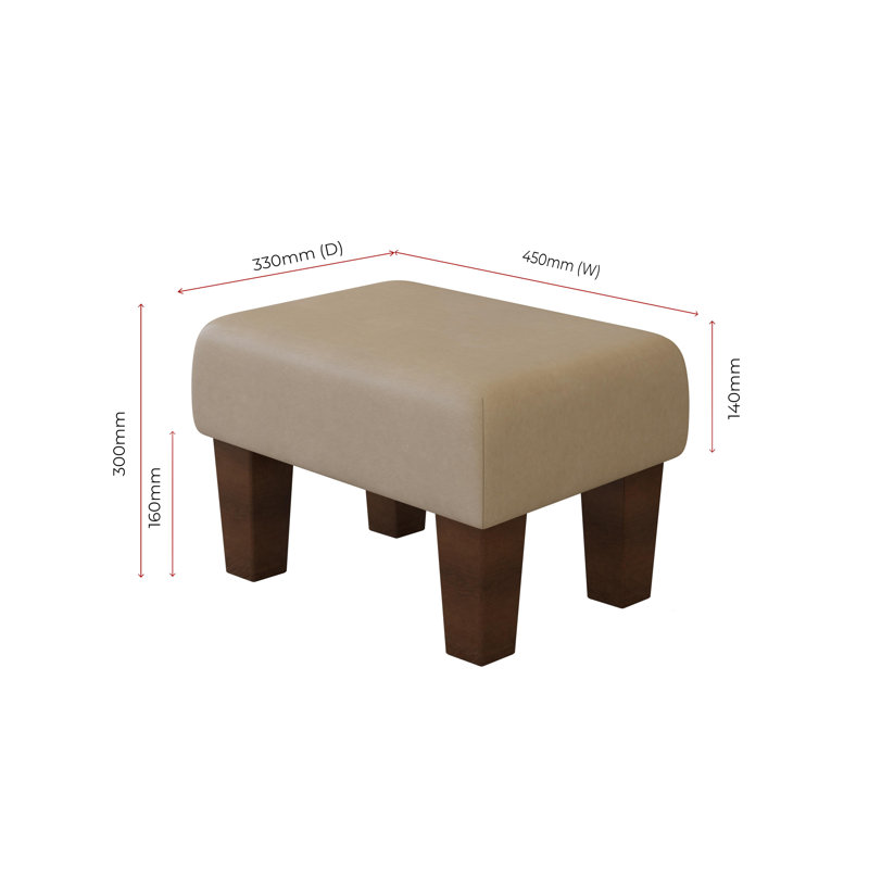 Acierno Mahogany Wood Contemporary Leg - Faux Leather, Flake Grey, Brown