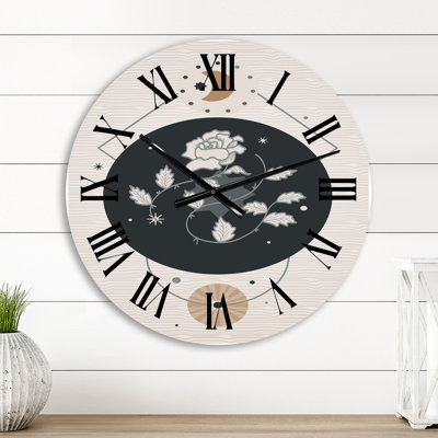Astrological Geometry Shapes X Wall Clock