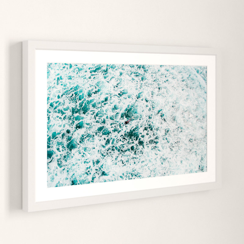 «Foam», reproduction de photo sur papier encadrée, H 12 po x l 18 po