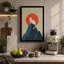 Cat at Sunrise Minimalist - Wrapped Canvas-1684187731-1684187821