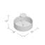 Washington Mews Fabric Semi Flush Mount-21906545-88338116
