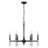 Hadiyaah 6 - Light Steel Dimmable Empire Chandelier