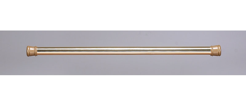 Tringle de rideau de douche droite à tension réglable 40 ", Laiton