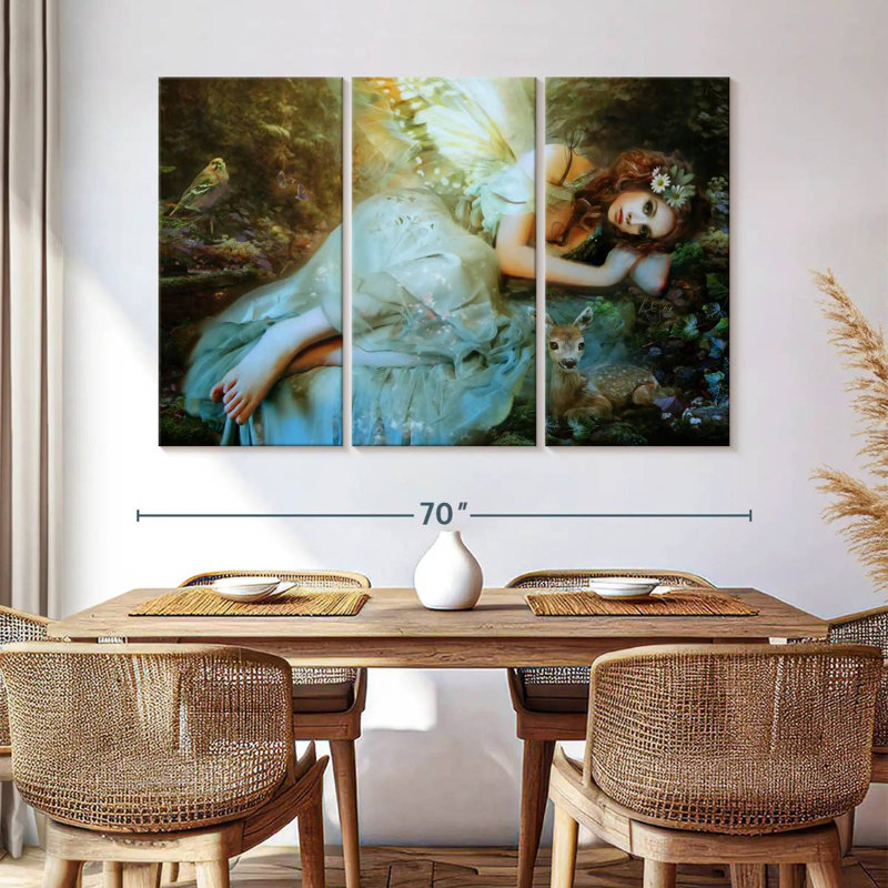 Kelan Spring Fairy, 42" H x 65" W