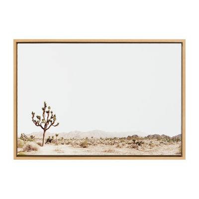 Lone Joshua Tree by Amy Peterson Framed Canvas Wall Art Print