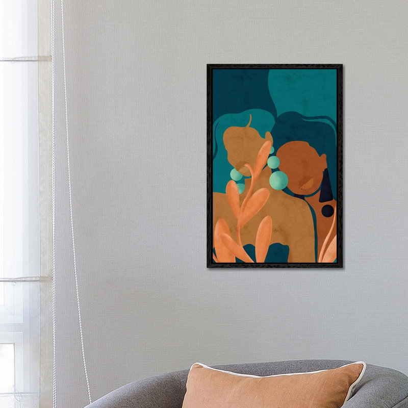 Comfort by Reyna Noriega - Print on Canvas, 101.6 cm H x 66.04 cm W, Black Framed