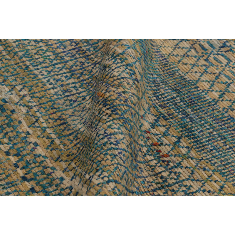 Modern One-of-a-Kind 8'0X10'2 Hand Knotted Area Rug