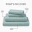 Ensemble de draps en bambou ultra doux - ensemble de 4 pièces - infroissable - feuilles de refroidissement avec poches profondes-612286708-612286719