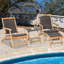 Fauteuil de patio pliant Caraker