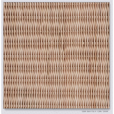 Console tressée en rotin naturel avec tablette ouverte - table d'appoint ou de vestibule Coastal Boho avec boucle décorative
