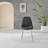 31.5" W Round Marble Effect Dining Set with Faux Leather Chairs-1389758700-1350634628
