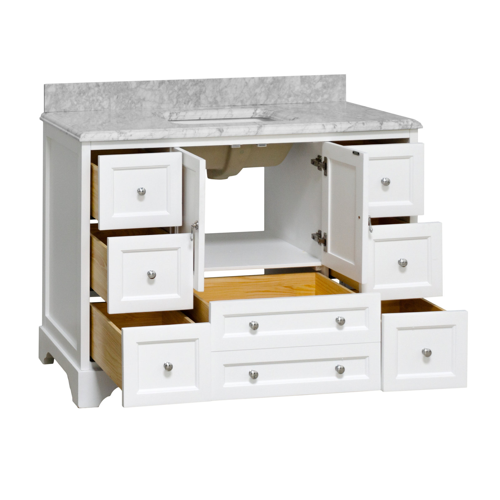 48'' Single Bathroom Vanity, White