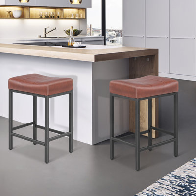 Backless Bar Stools Counter Stools With Footrest