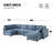 129" Modular Sectional Sofa-562672336