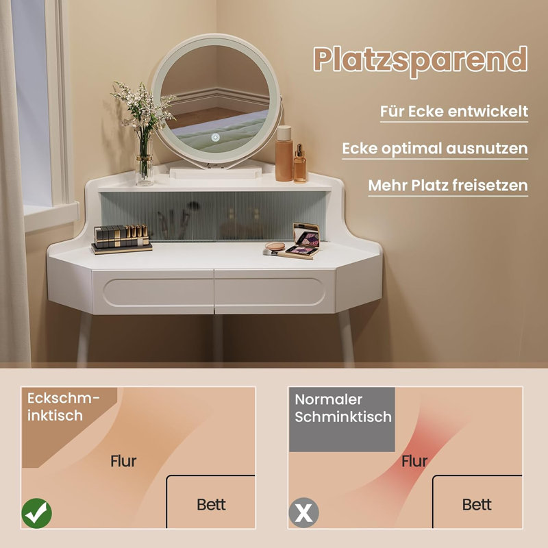 Dressing Table with Mirror