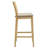 Ovard Wood And Rattan Bar Stool