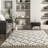 Nerissa High/Low Diamond Tasseled Area Rug-1994990541