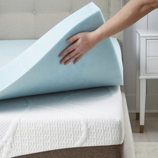 Surmatelas en mousse viscoélastique rafraîchissante Slumber Solutions